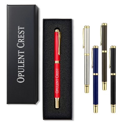 Executive Aluminum Gel Pen Gift Set