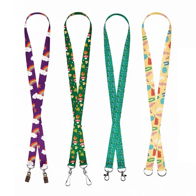 Custom Double Ended Full Color Lanyard