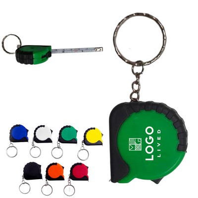 3' Mini Tape Measure Keychain
