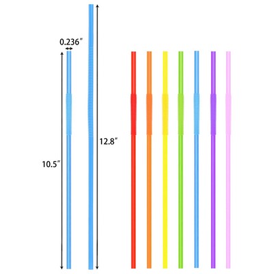 Flexible Plastic Straws