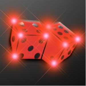 Flashing Dice LED Pin Blinkies - BLANK