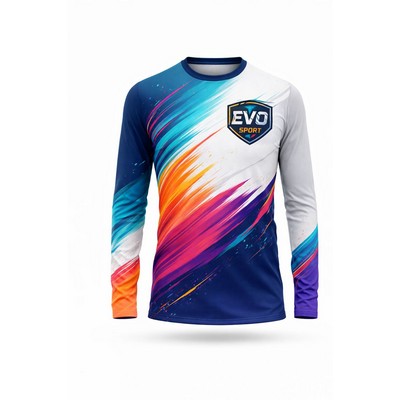 Sublimated Long Sleeve T Shirt Unisex Economy