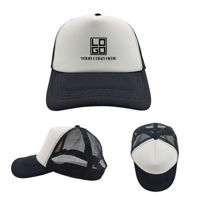 5 Panel Sponge Mesh Duck Tongue Cap