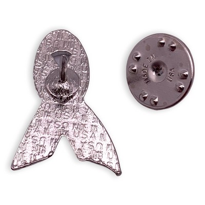 Teal Awareness Ribbon Lapel Pin