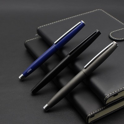 Executive Matte Black Rollerball Pen Premium Metal Signature Pen & Luxury Corporate Gift