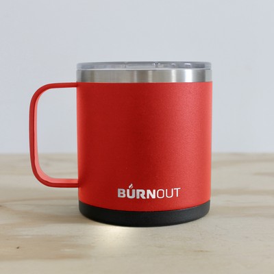 14 Oz. Burnout® Instant Drink Mug in Red/Black
