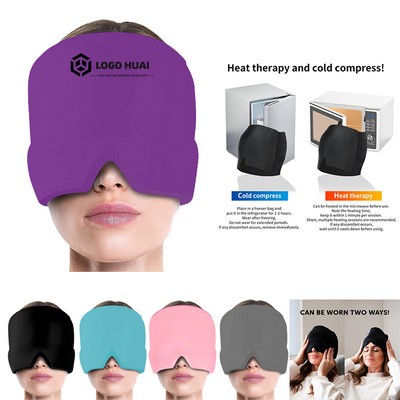 Soothing Headache Hat Ice Pack Mask