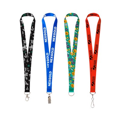 3/4" RPET Dye-Sublimated Lanyard