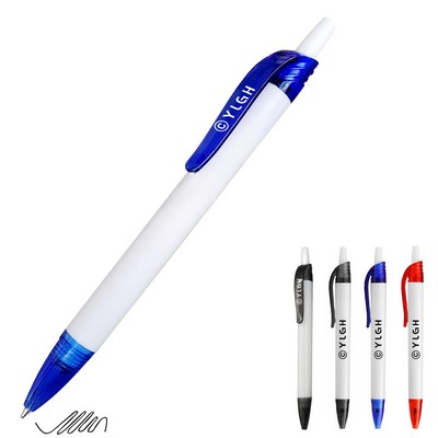 Translucent Clip Click Pen