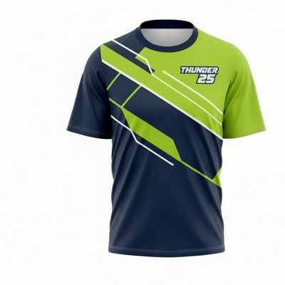 Women's Full Color Pinhole Mesh Short Sleeve T Shirt 150GSM