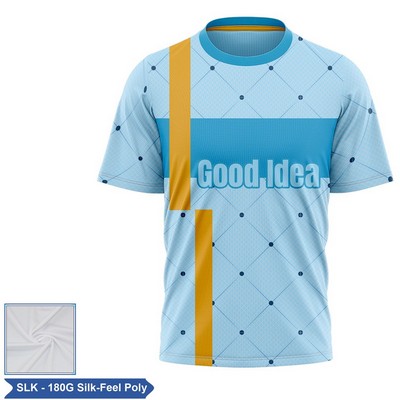 Unisex & Kids' Sublimation 180G Silk-Feel Short Sleeve