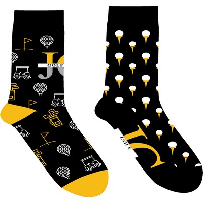 Custom Woven Dress Socks For Men