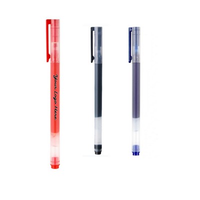 Transparent Cap Fine Tip Gel Pen