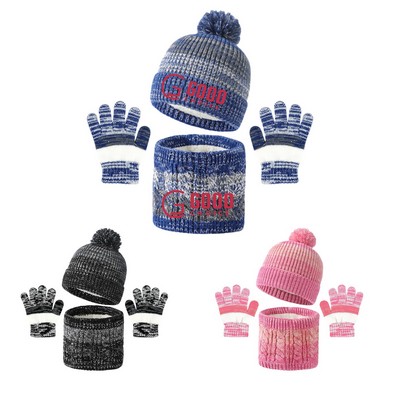 Kids Hat/Scarf/Glove Set