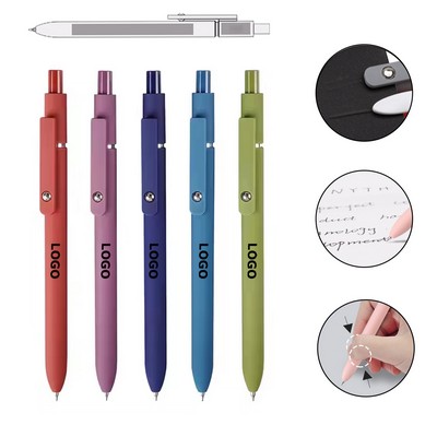 0.5mm Black Ink Pens with Silicone Grip