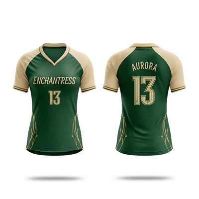 Women's Sublimation Soccer Jersey - 160G Birdseye Mesh