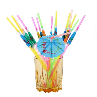 Umbrella Drinking Straws