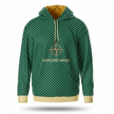 Unisex Fleece Kangaroo Hoodie Sublimated