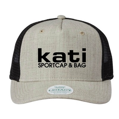 Legacy Roadie Five-Panel Trucker Cap (Embroidered)