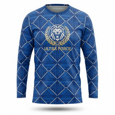 Venetian Sublimated Unisex Long Sleeve Economy T Shirt
