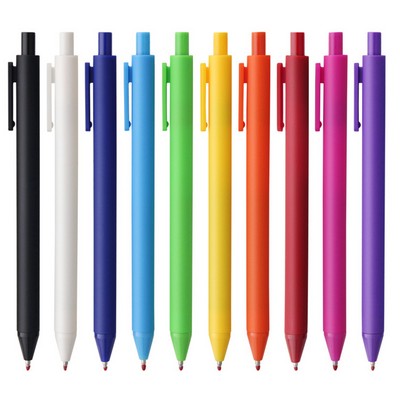 Macaron Retractable Black Ink Gel Pens