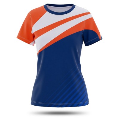 Women's Brushed Milk Silk Short Sleeve T Shirt 160GSM