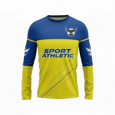 Birdseye Mesh Long Sleeve T Shirt Sublimated Unisex