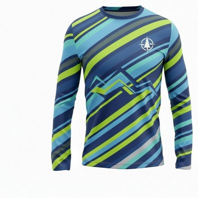 Long Sleeve T Shirt Sublimated Upf Mesh