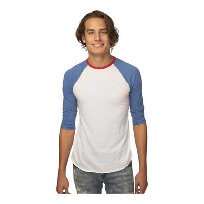 Royal Apparel Unisex Americana Raglan Baseball T-Shirt