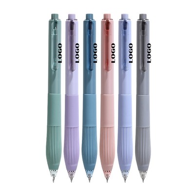 Mute Retractable Smooth Writing Black Ink Pen