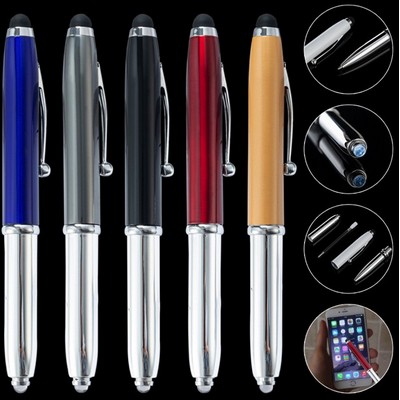 Stylus Pen with LED Flashlight